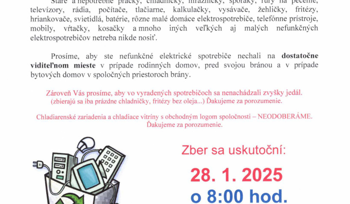 zber elektroodpadu